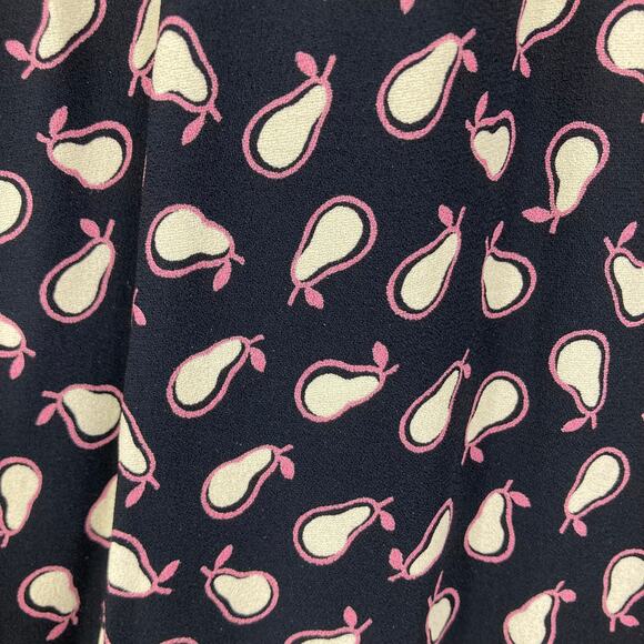 NWOT MIU MIU Skirt 38/US~S ITALY Logo-Spell-Out-Writing Pear-Print Maxi Midi Zip - Picture 6 of 12